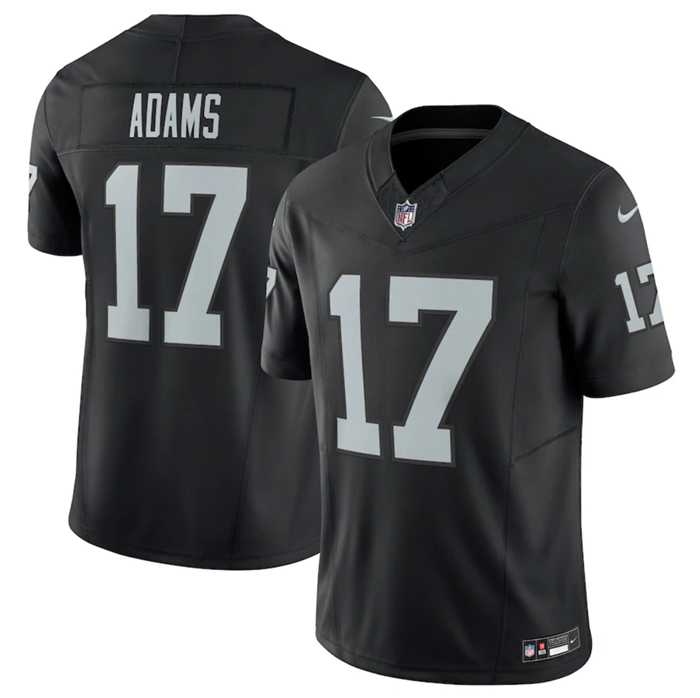 Men & Women & Youth Las Vegas Raiders #17 Davante Adams Black 2023 F.U.S.E Vapor Untouchable Stitched Football Jersey